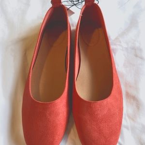 Womens Red Flats